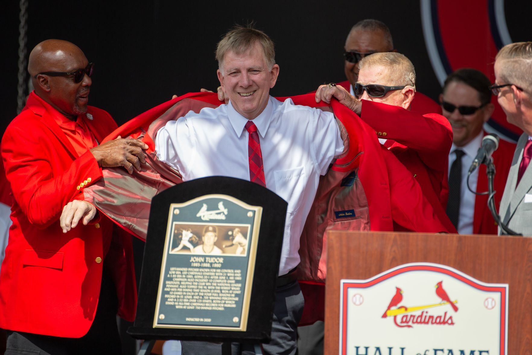 Cardinals Hall of Fame induction ceremony